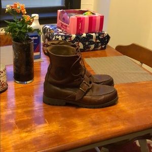 Polo size 9.5 all leather boots